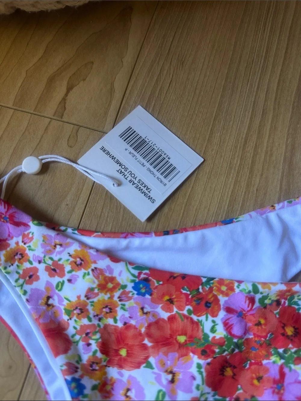 Monday Swimwear Byron Thong Petit Fleur